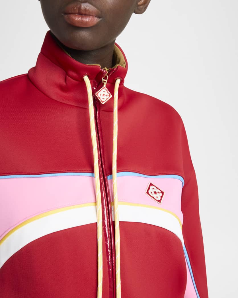 Colorblock Oversized Track Jacket
