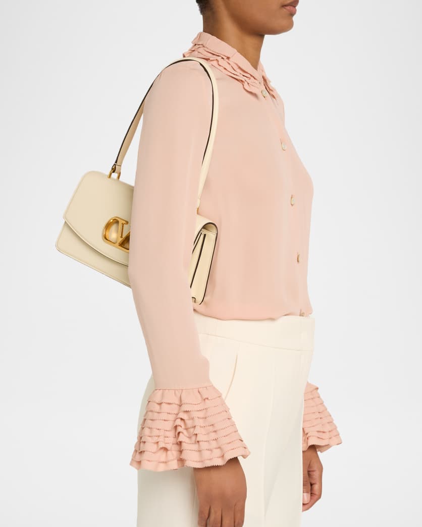 Vain VLOGO Leather Top-Handle Bag 1