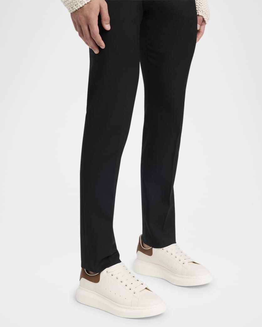 Men's Oversized Leather Low-Top Sneakers