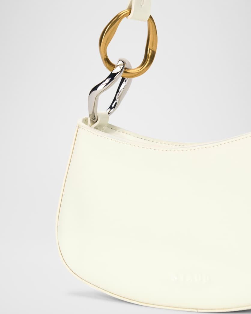 Ollie Chain-Link Leather Shoulder Bag