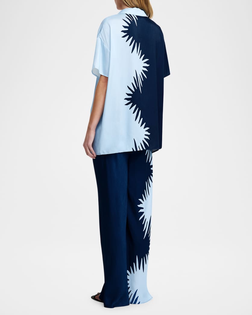 Flossie Printed Short-Sleeve Shirt