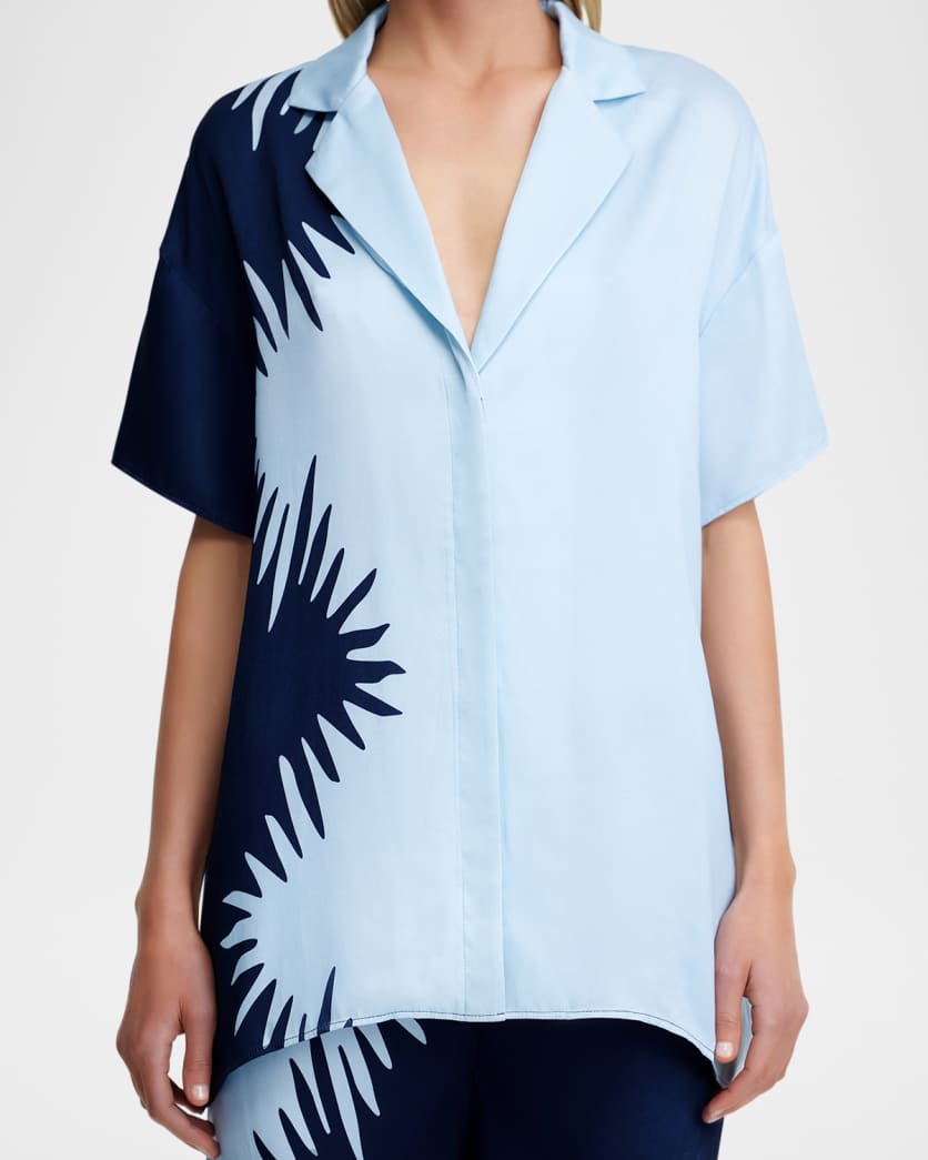 Flossie Printed Short-Sleeve Shirt