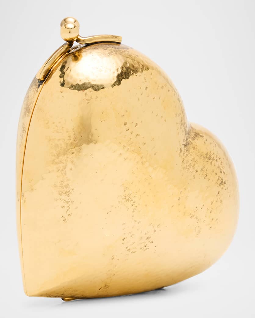 Mini YSL Minaudiere in Brass 