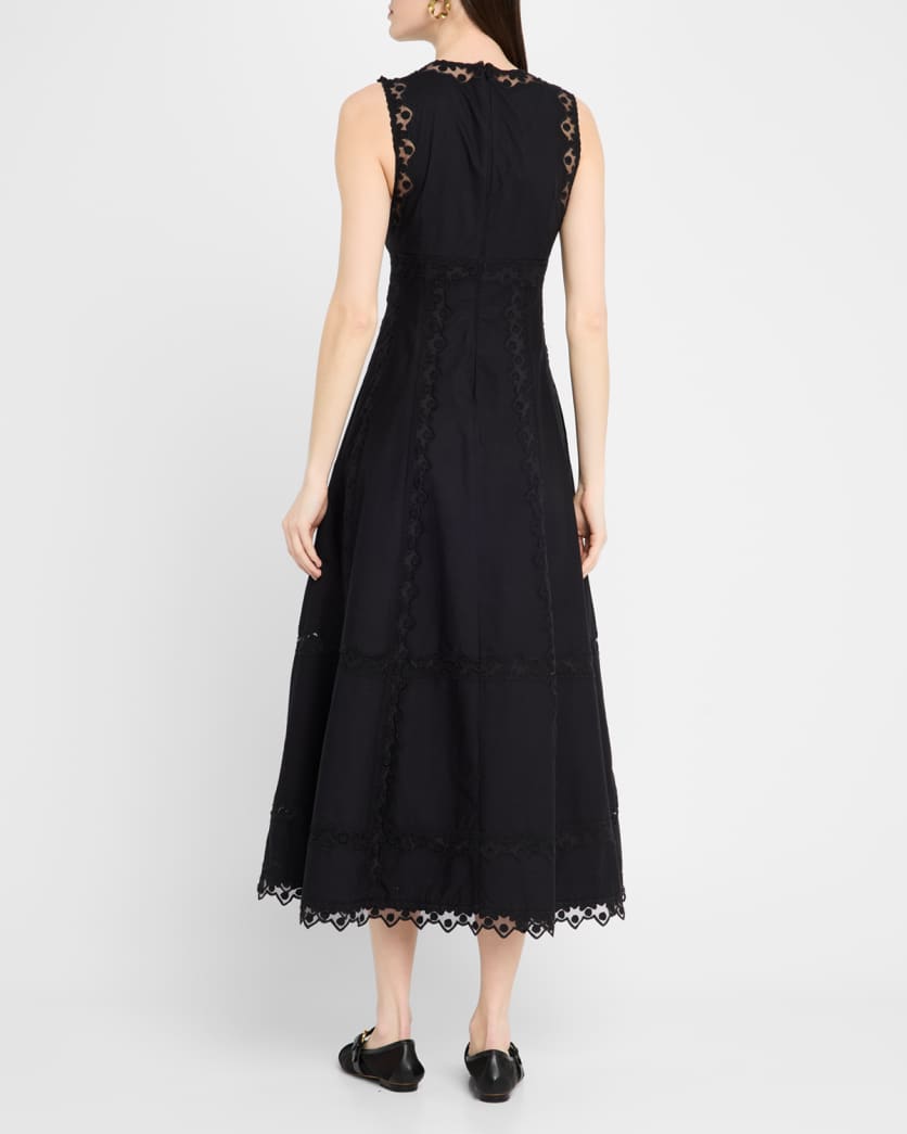 Anela Sleeveless Midi Dress