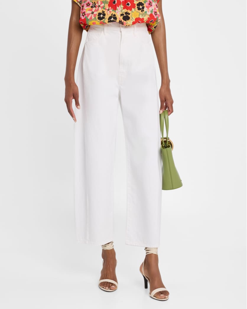 The Full-Pipe Ankle Jeans