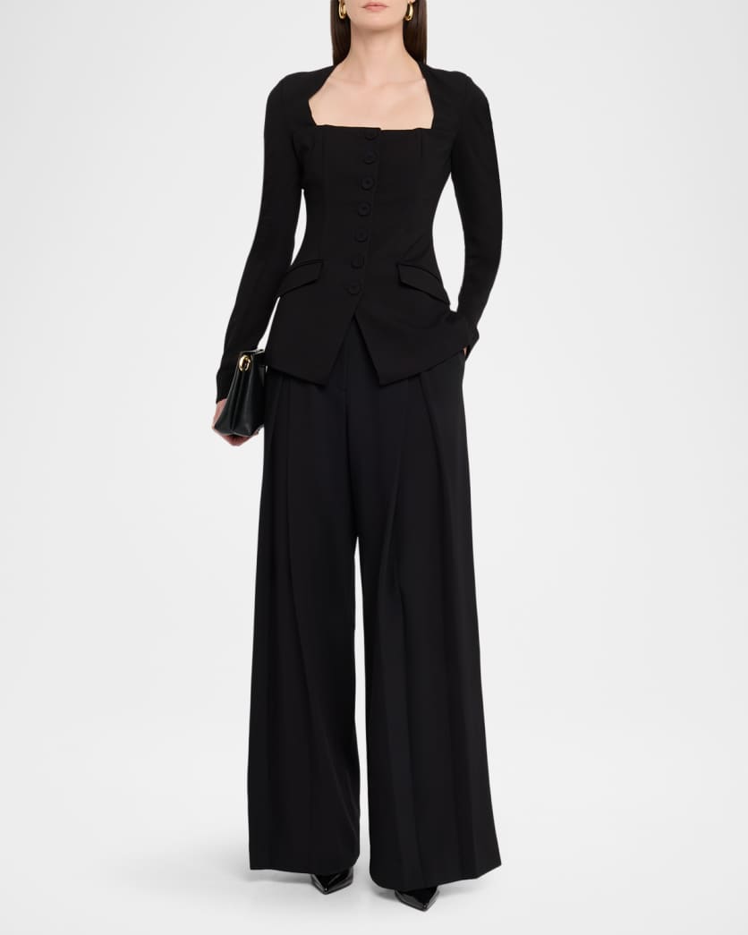 Pleats Please Wide-Leg Pants