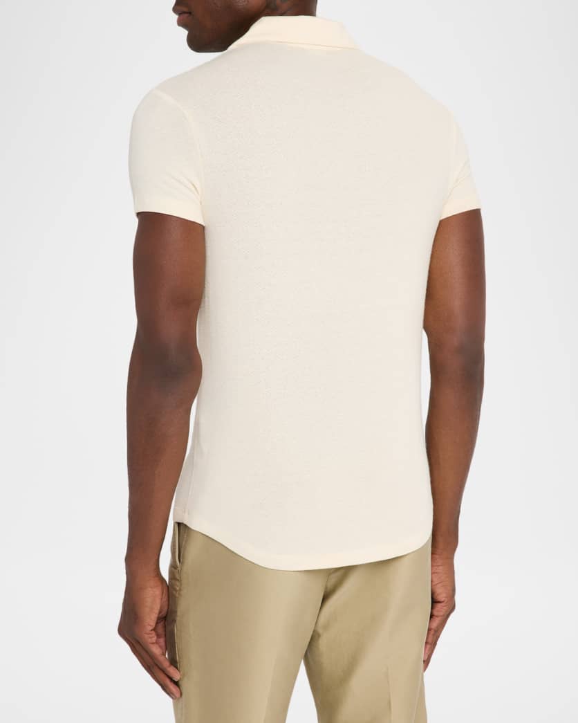 Men's Slim Fit Johnny Collar Polo Shirt