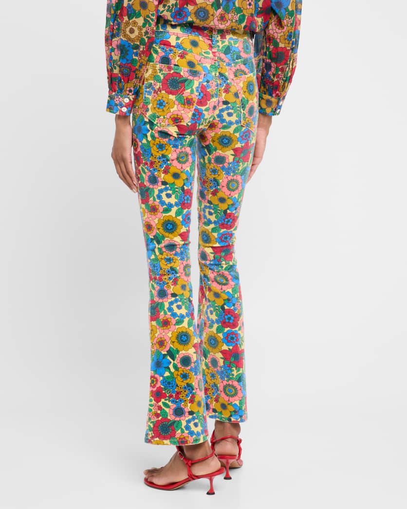 The High-Waisted Weekender Skimp Floral Jeans