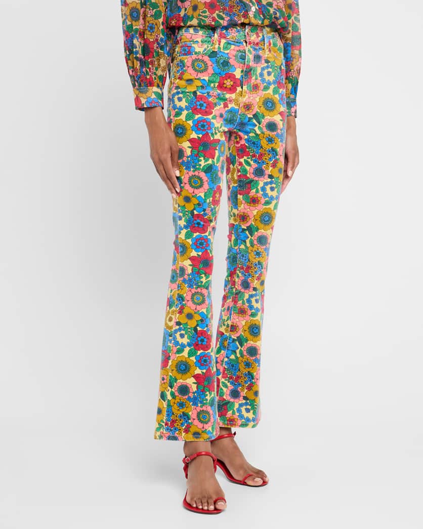 The High-Waisted Weekender Skimp Floral Jeans