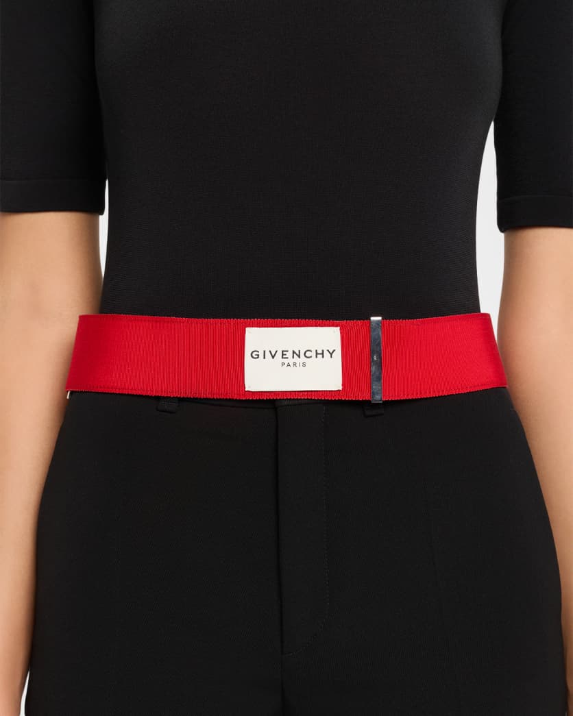 Long Knotted Grosgrain Belt