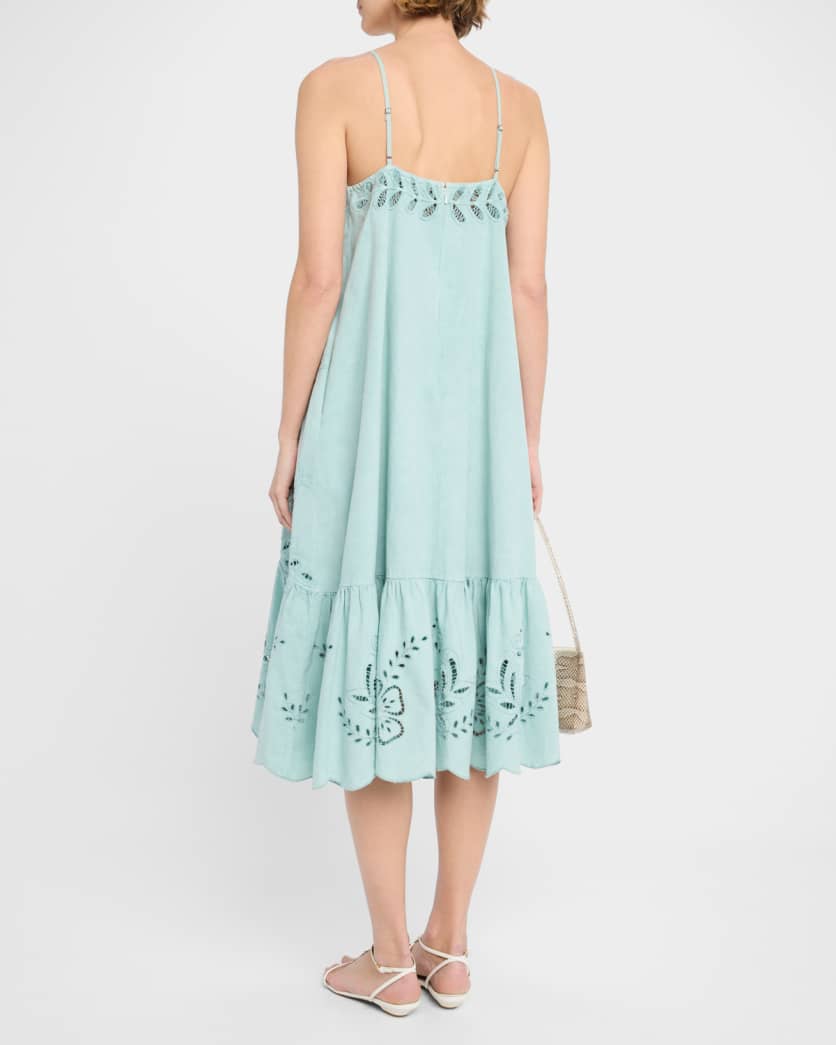 Iyla Embroidered Slip Dress