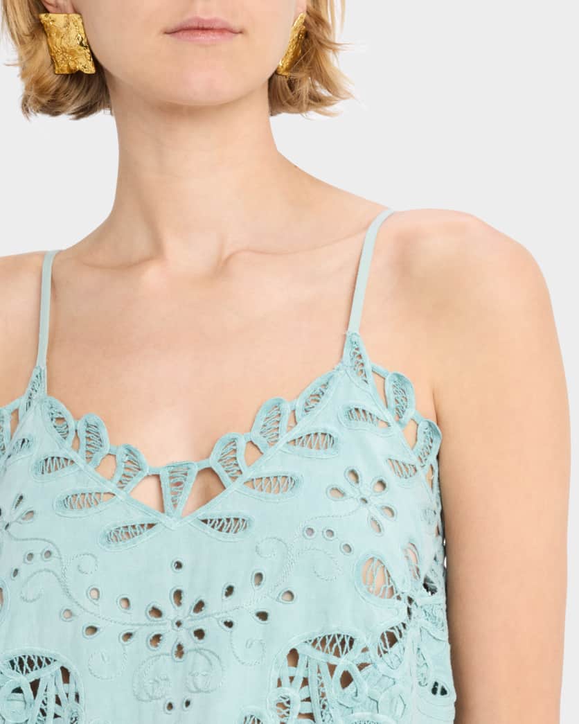 Iyla Embroidered Slip Dress