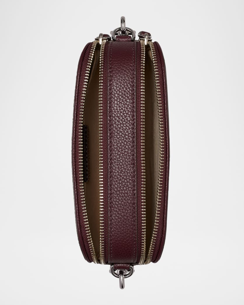 Miller Mini Zip Leather Crossbody Bag