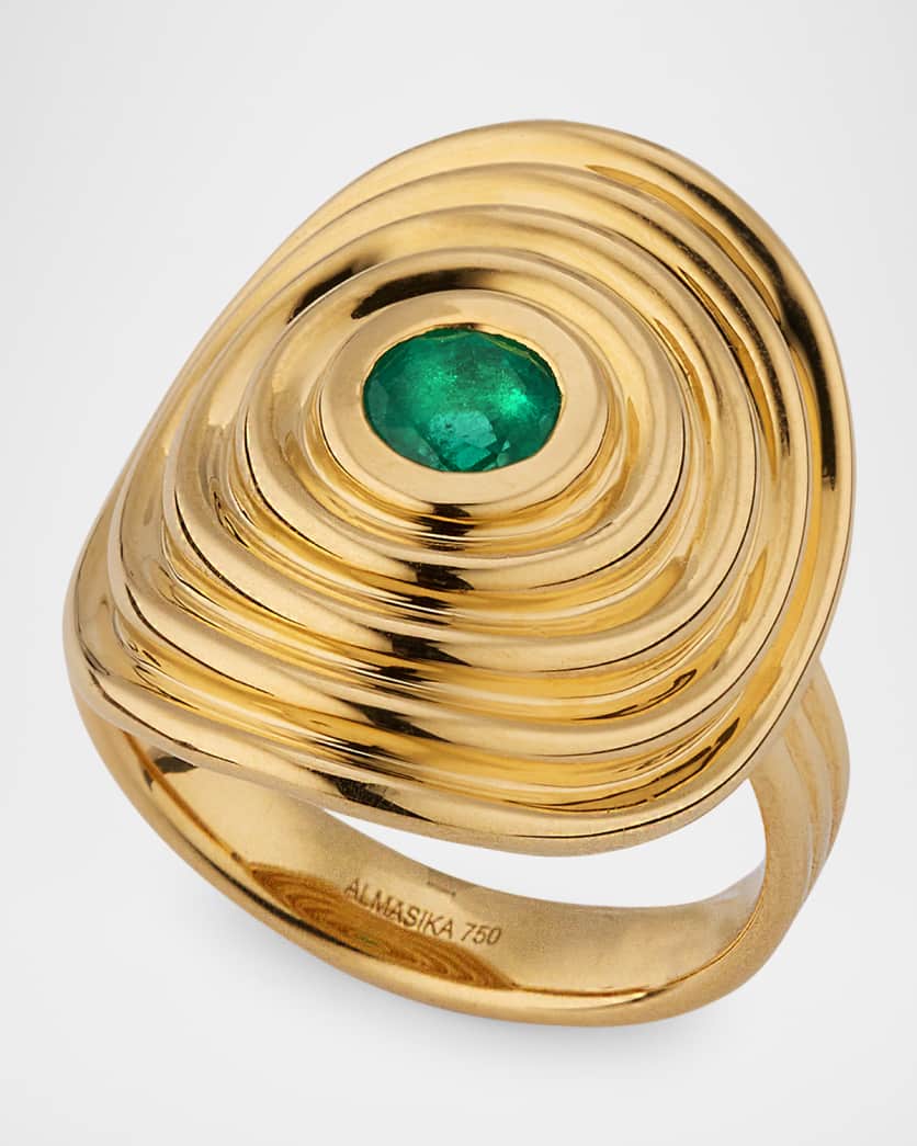 18K Universum Ring with Emerald
