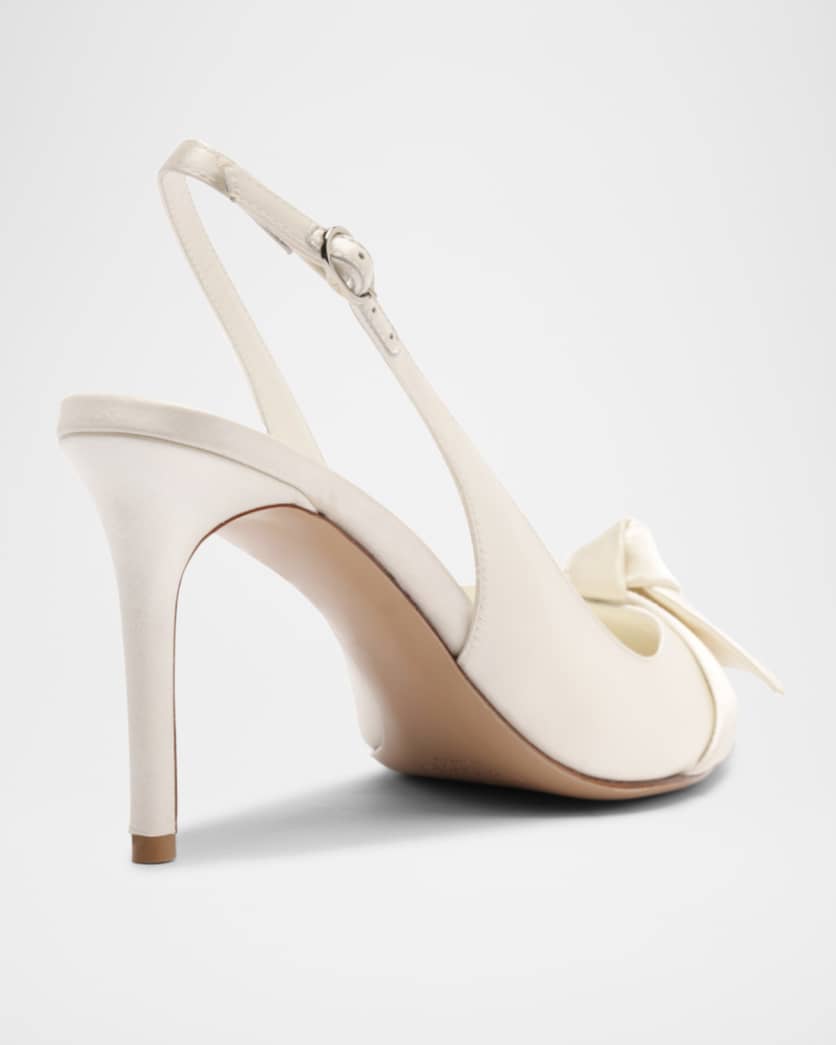Classic Clarita Satin Slingback Pumps