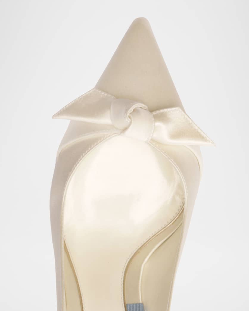 Classic Clarita Satin Slingback Pumps