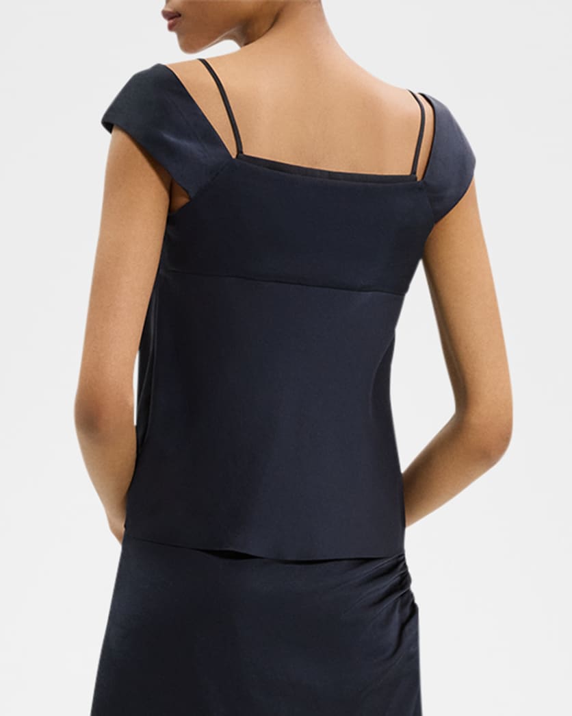 Short Sleeve Peek Cami Top