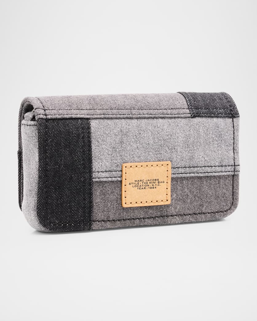 The Mini Patchwork Denim Crossbody Bag