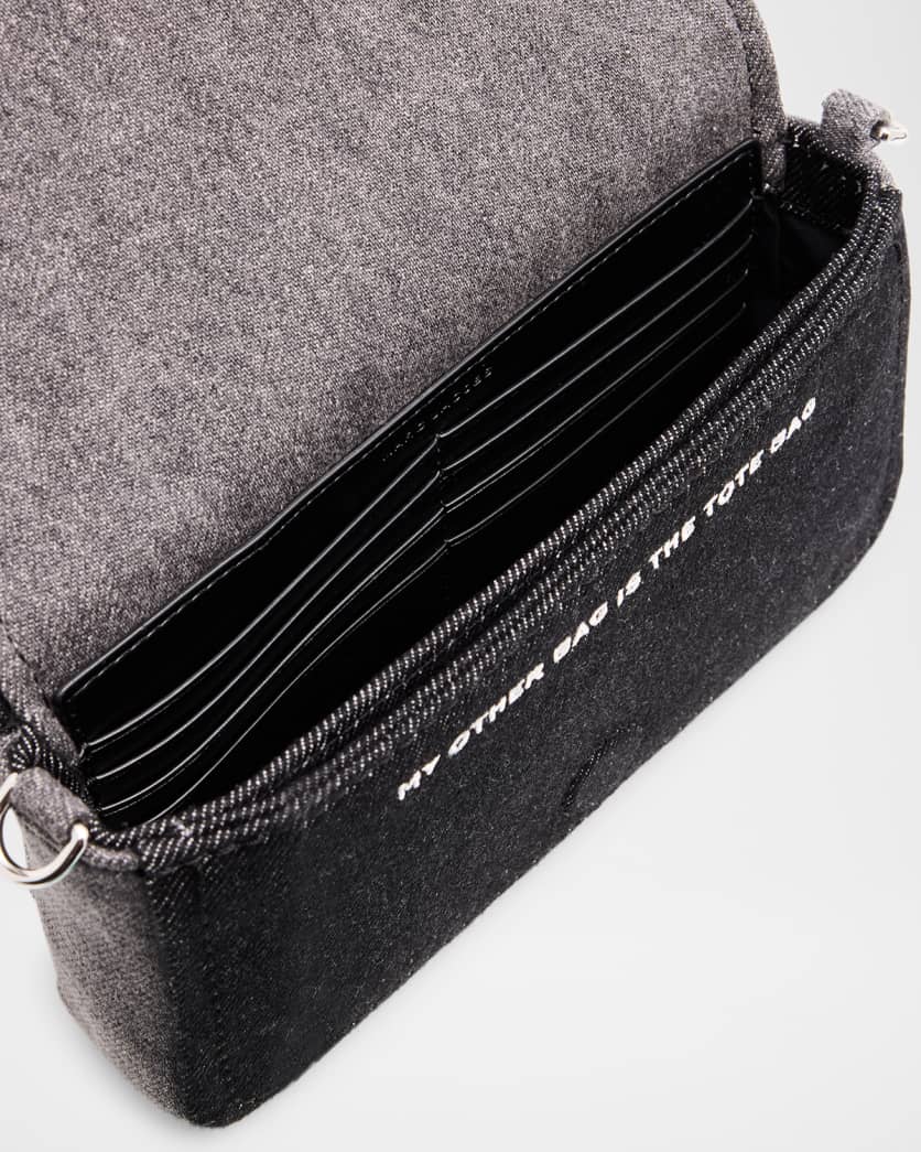 The Mini Patchwork Denim Crossbody Bag