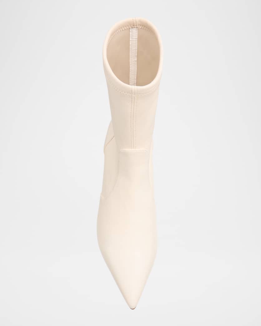 50mm Vinnie Stretch Leather Booties