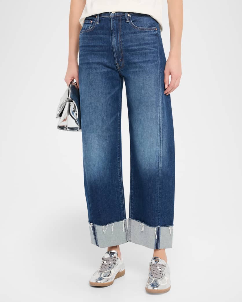 The Half-Pipe Ankle Cuff Fray Jeans