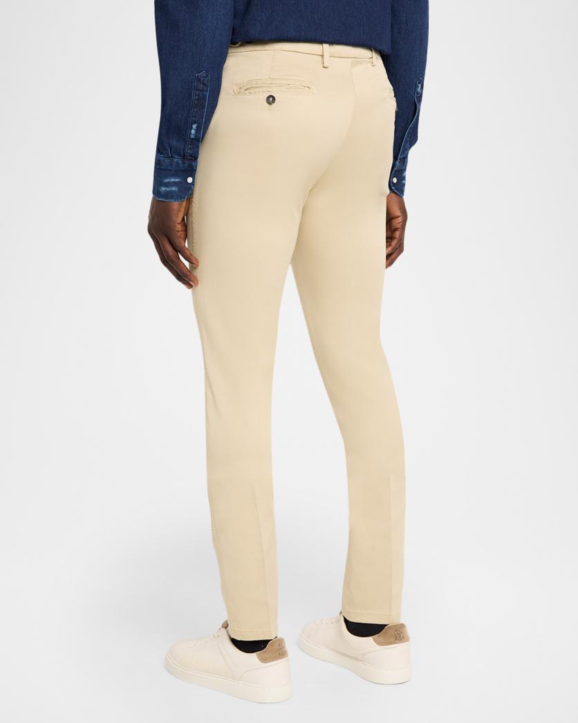 Sartorio Men's Slim Stretch Flat-Front Trousers | Neiman Marcus