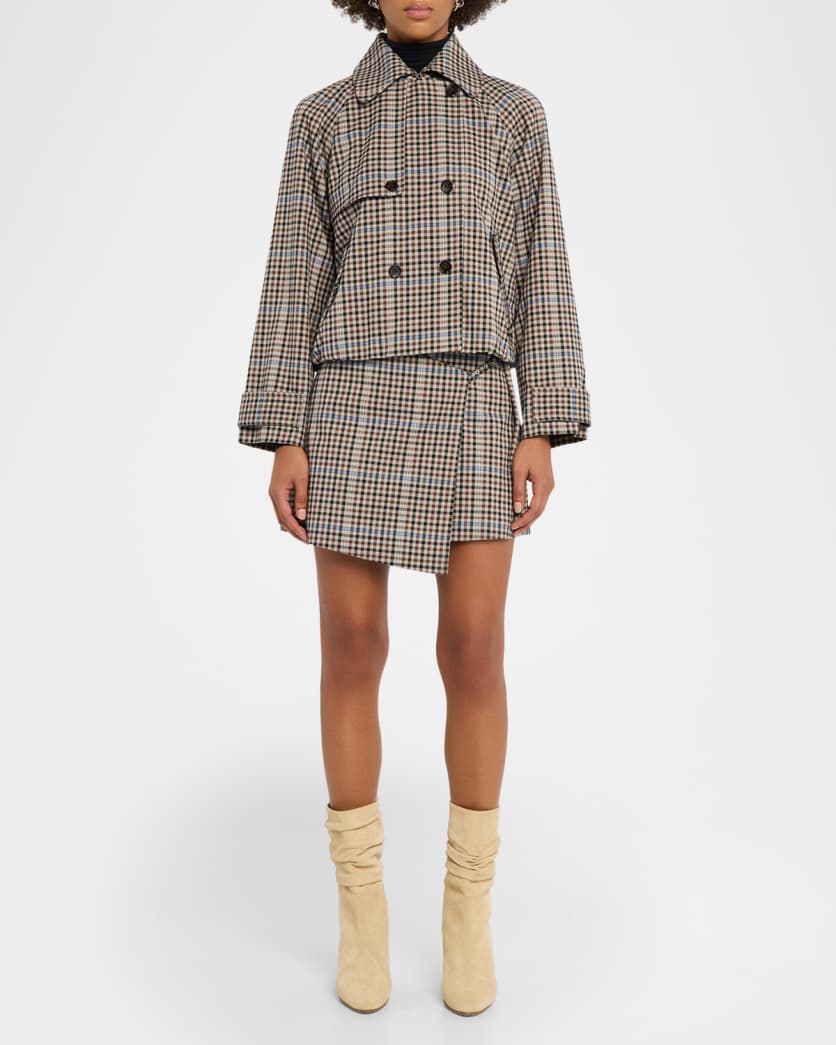 Nial Check Mini Skirt
