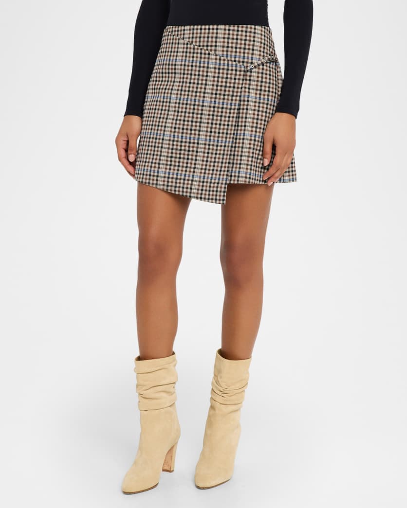 Nial Check Mini Skirt