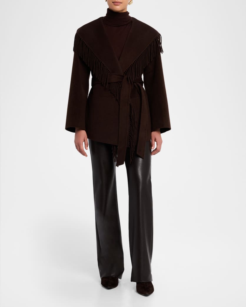 Rowen Fringe Wool Jacket