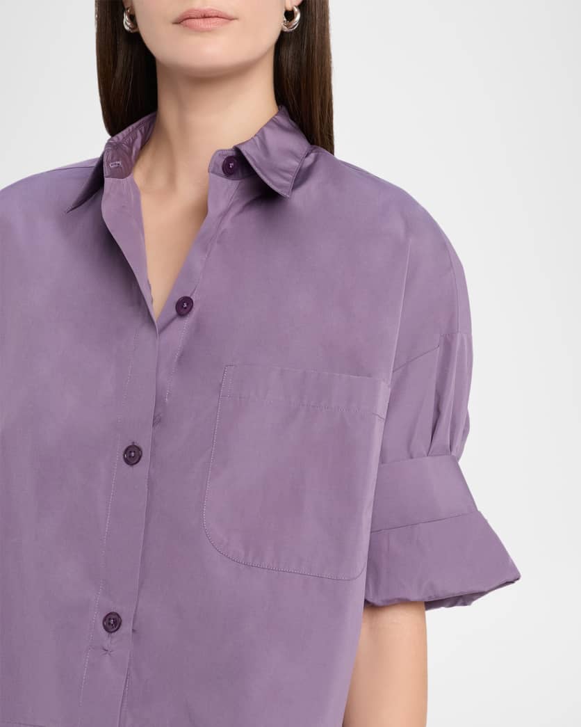 Next Ex Cropped Shirt in Super Compact Poplin