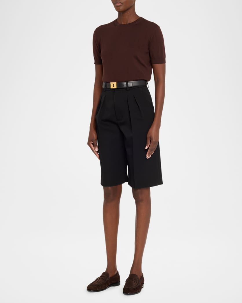 Le Suede YSL Penny Loafers