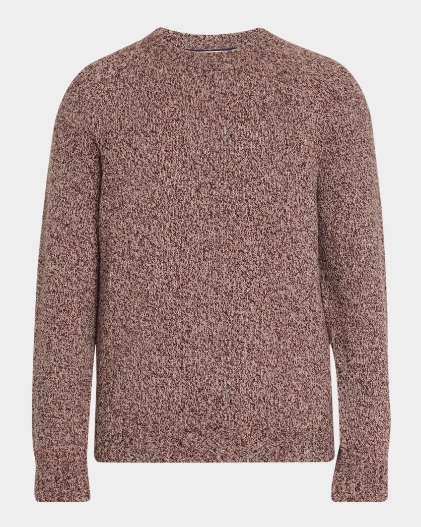 Brunello Cucinelli wool silk and cashmere Donegal crewneck sweater