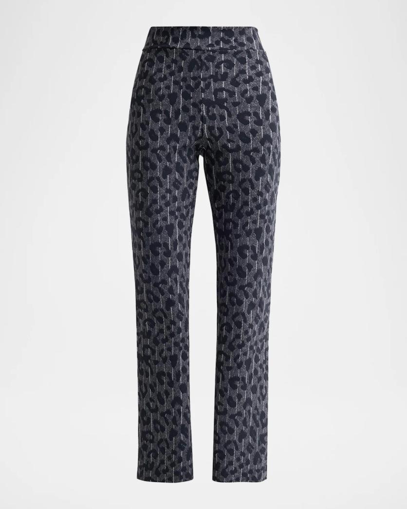 Chiara Boni La Petite Robe Leopard Print Pants | Neiman Marcus