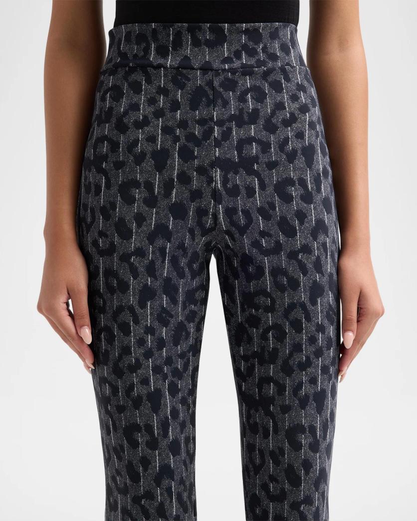Chiara Boni La Petite Robe Leopard Print Pants | Neiman Marcus