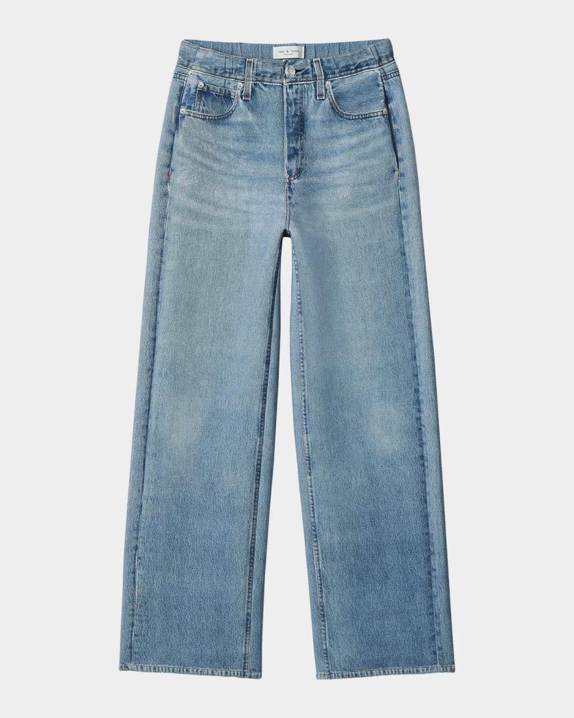 rag & bone rb Miramar Mallow Scuba Wide-Leg Elasticized Pants | Neiman ...