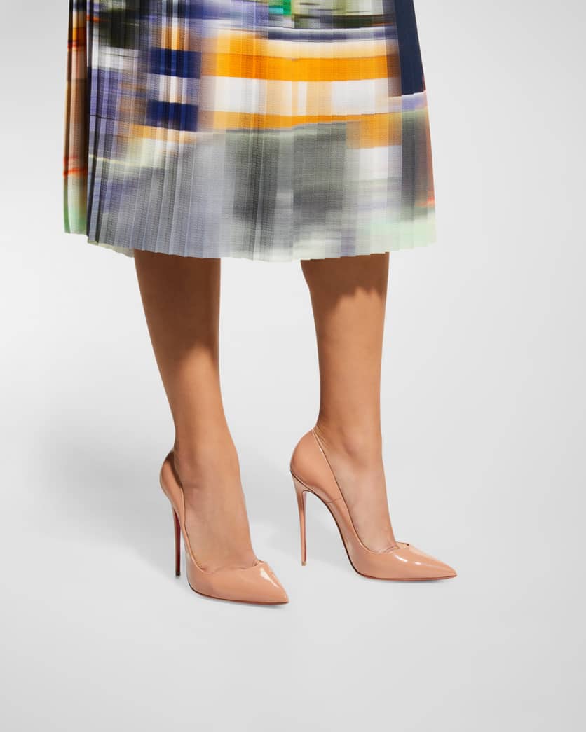 So Kate Patent Pointed-Toe Red Sole Pump