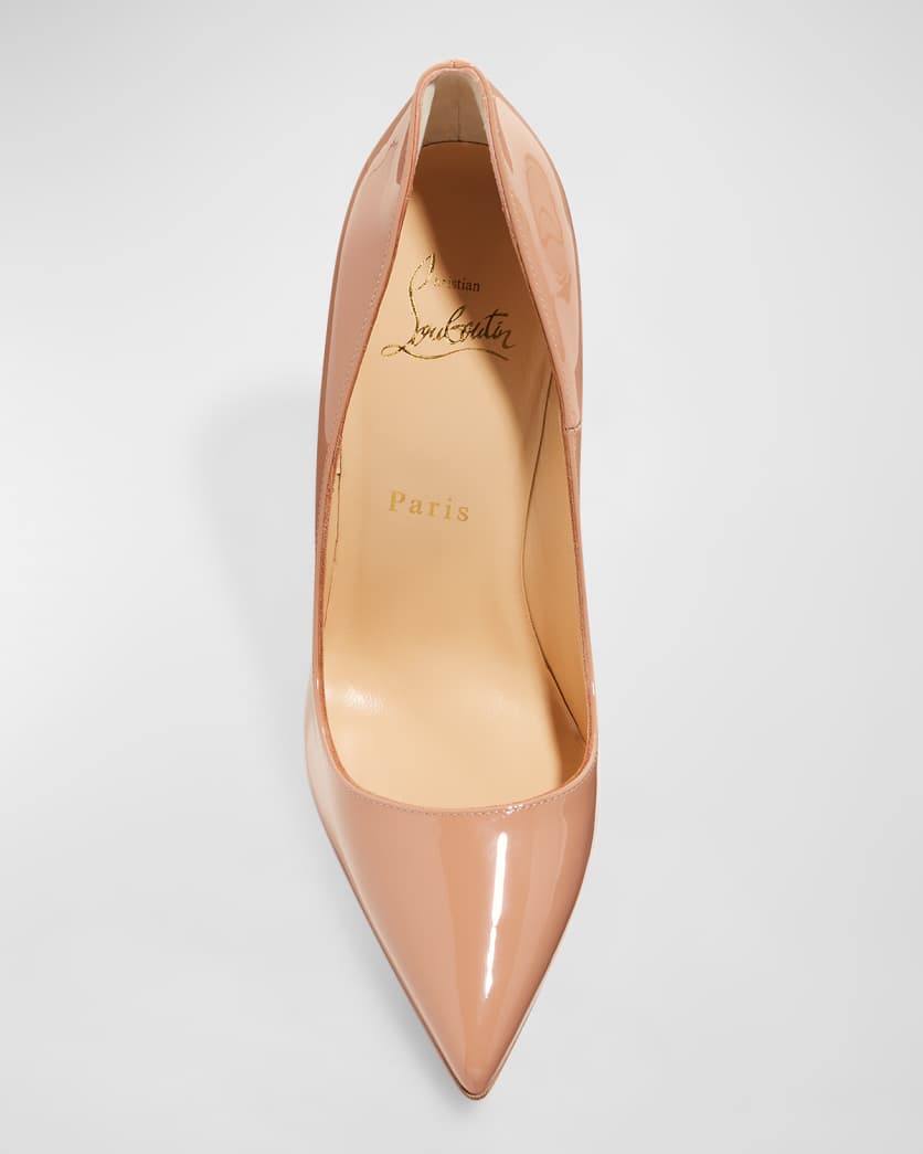 So Kate Patent Pointed-Toe Red Sole Pump