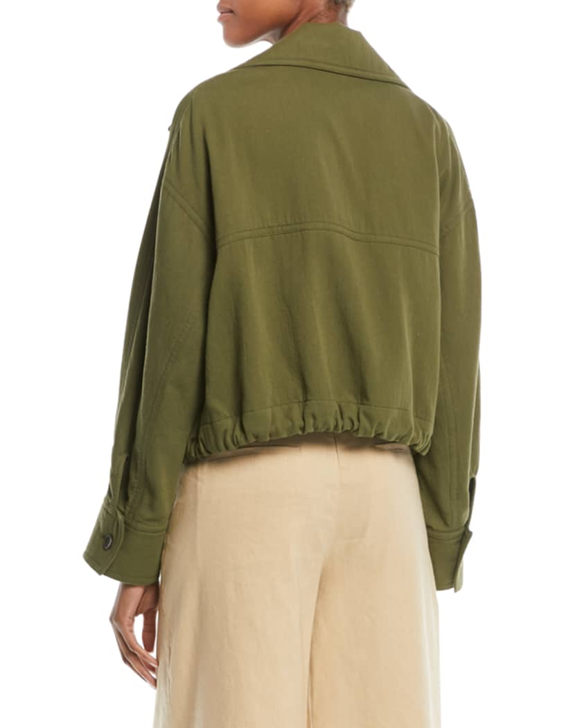 Vince cropped utility jacket new arrivals
