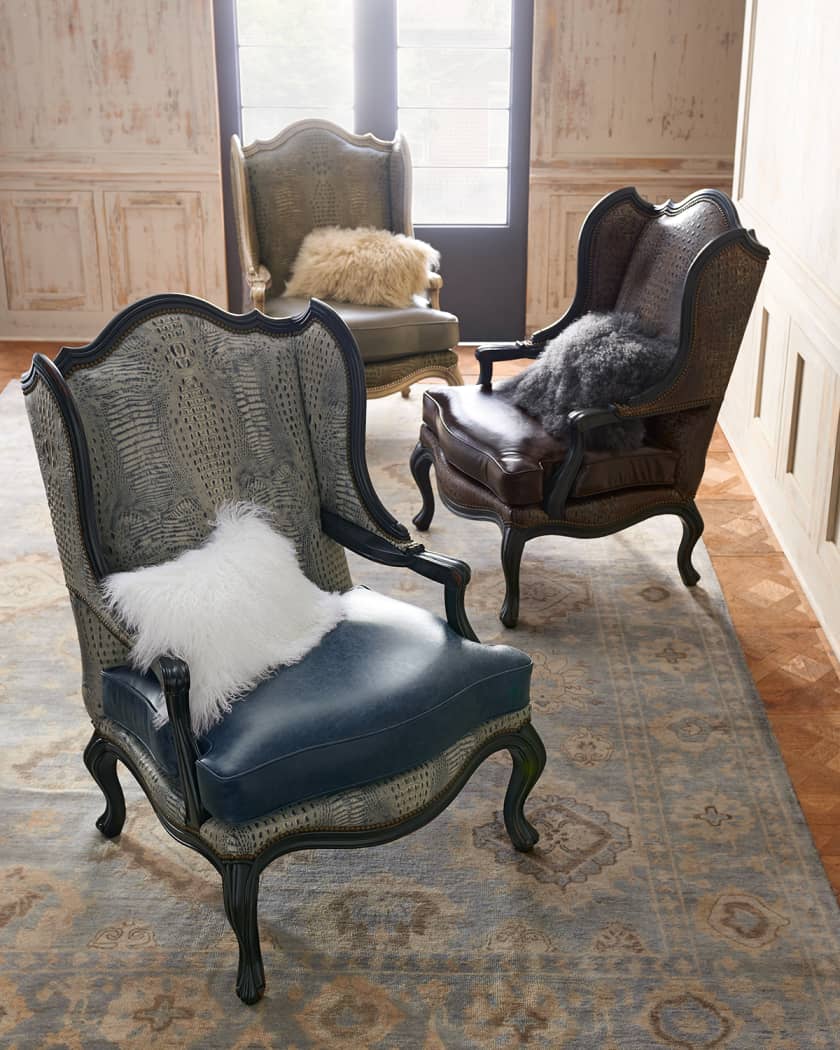 Massoud best sale wingback chair