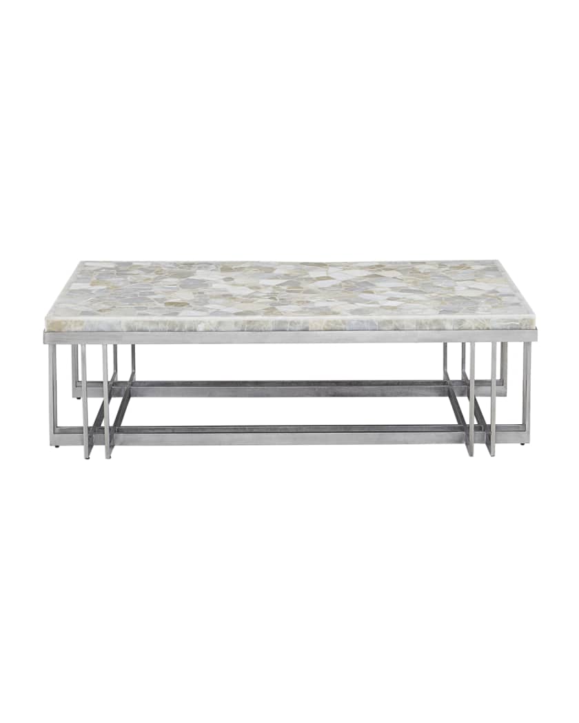 Thiago Onyx-Top Coffee Table