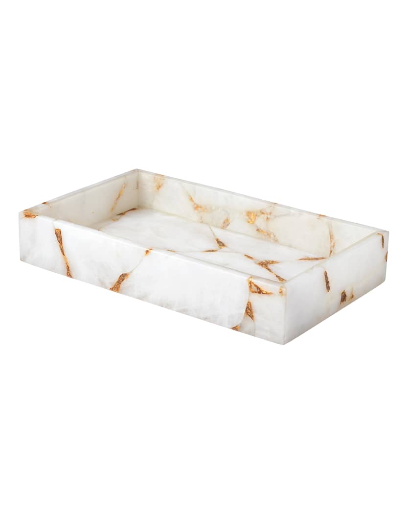 Guest towel holder tray clearance