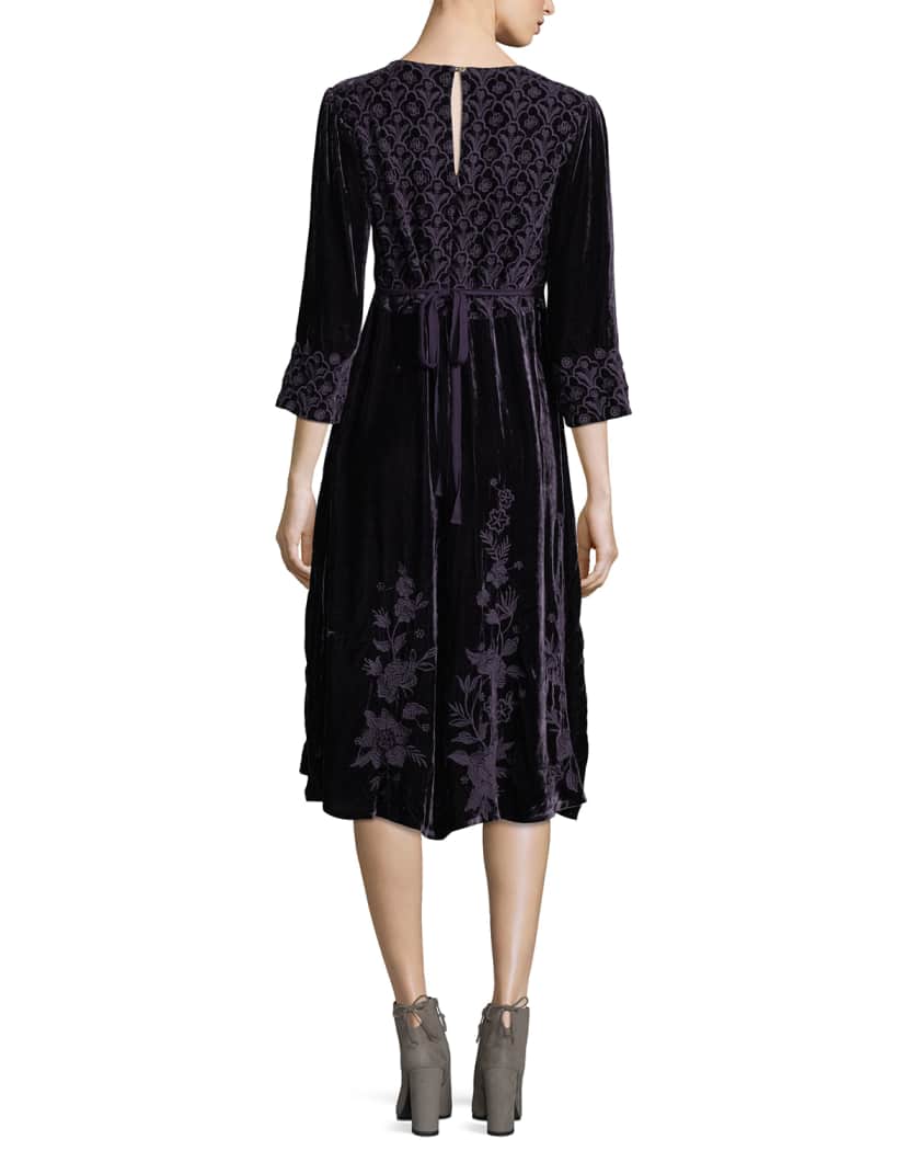 Johnny was new arrivals parina velvet dress