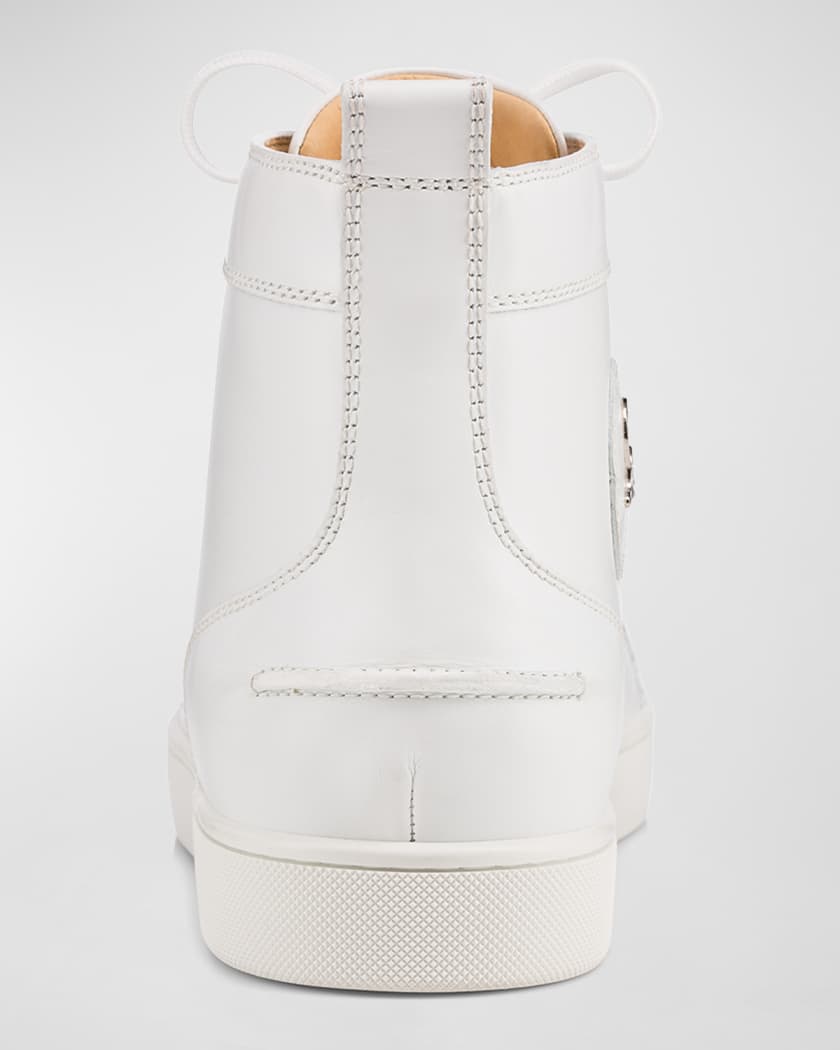 Men's Louis Leather High-Top Sneakers