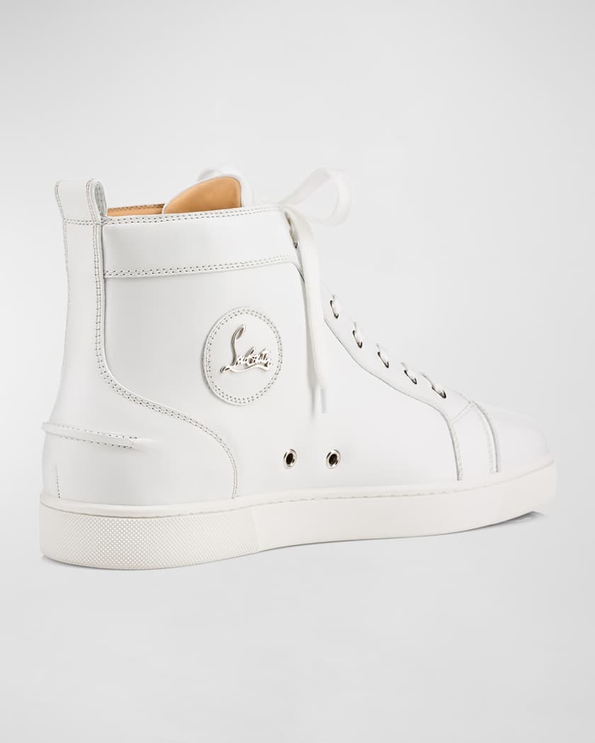 Men's Louis Leather High-Top Sneakers