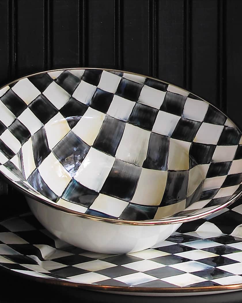 Courtly Check Serving Bowl