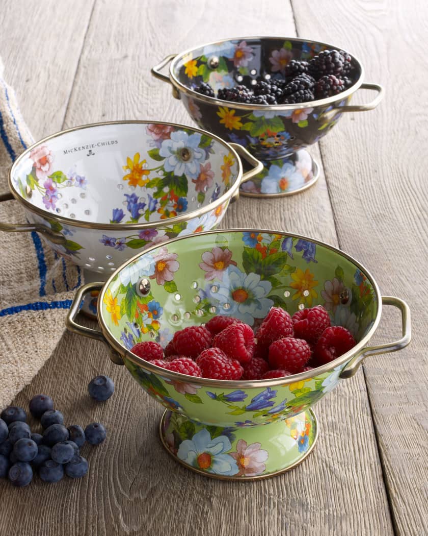MacKenzie-Childs Small Flower Market Colander | Neiman Marcus