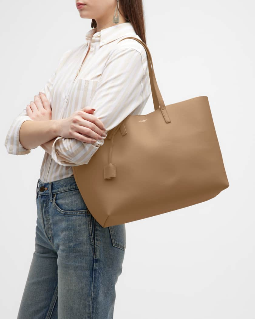 East-West Calfskin Shopping Tote Bag Collection