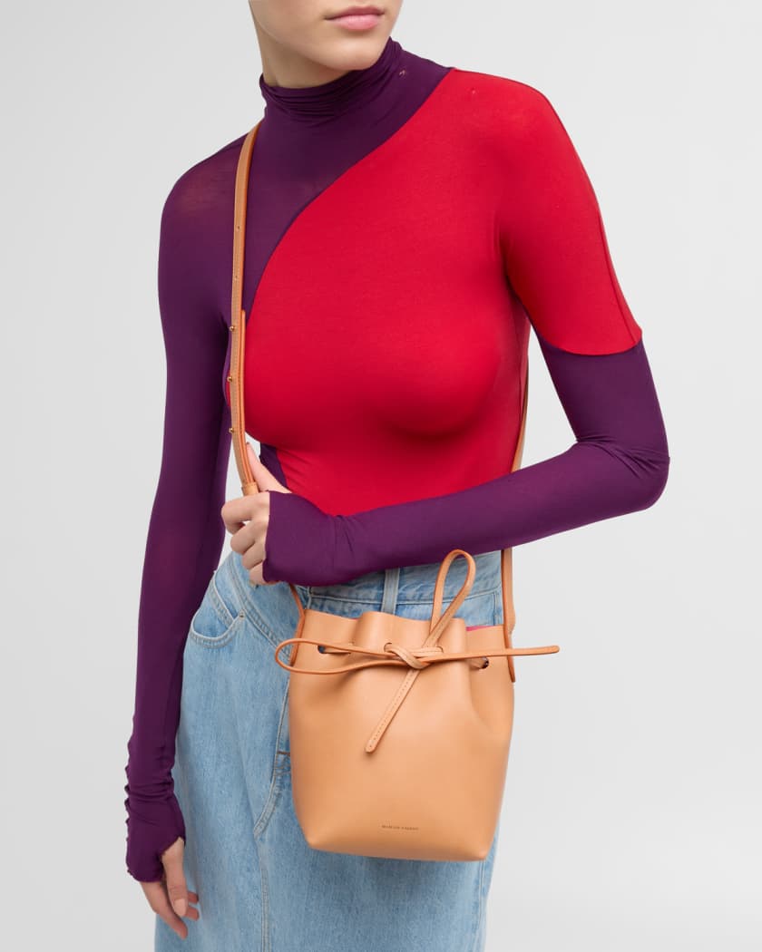 Mansur Gavriel Mini Mini Leather Bucket Bag