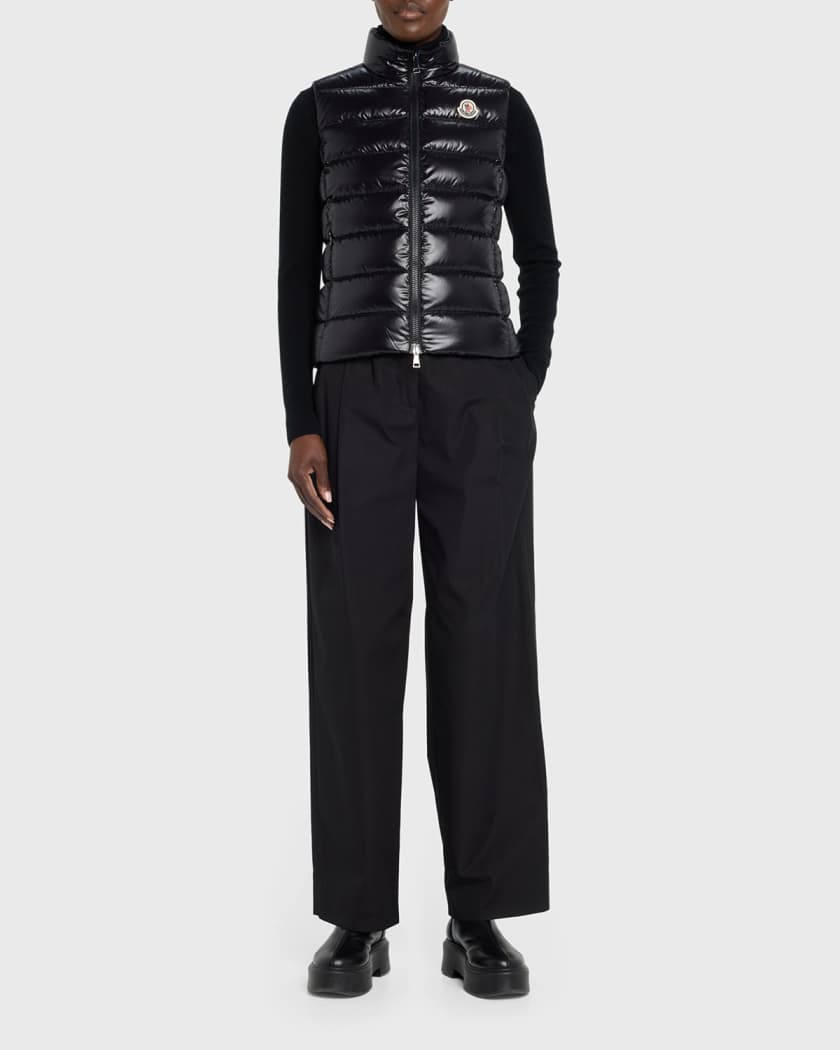 Ghany Shiny Quilted Puffer Vest