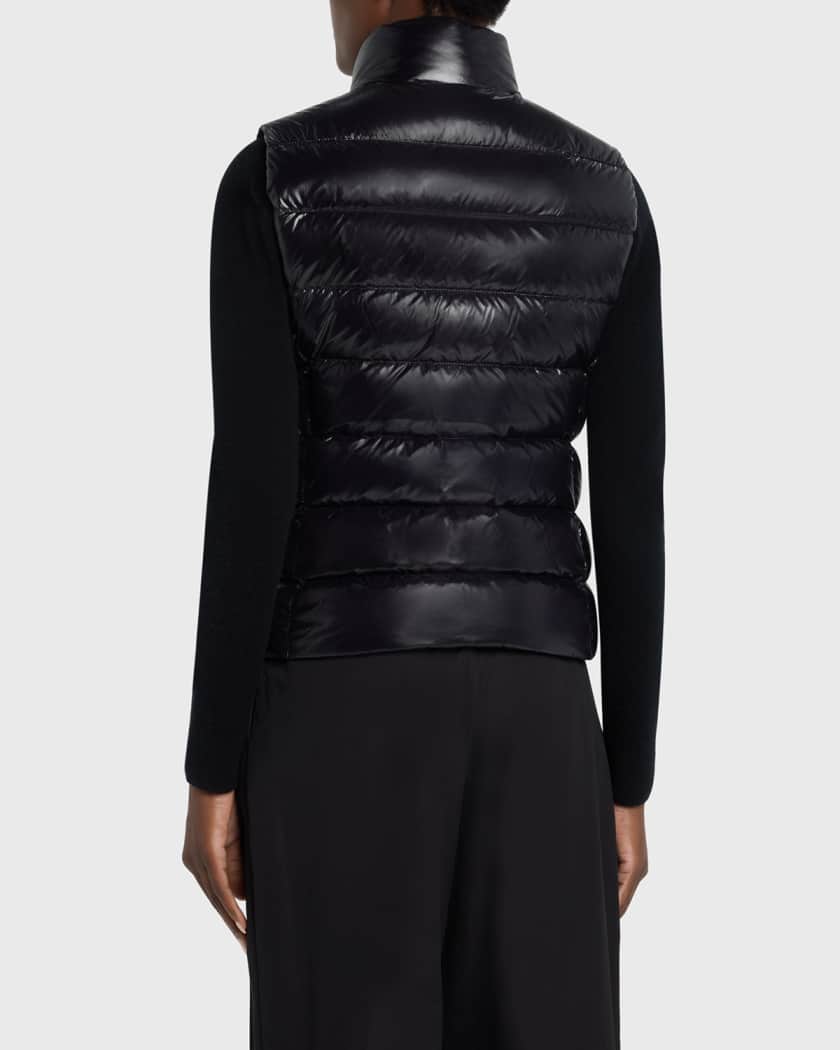 Ghany Shiny Quilted Puffer Vest
